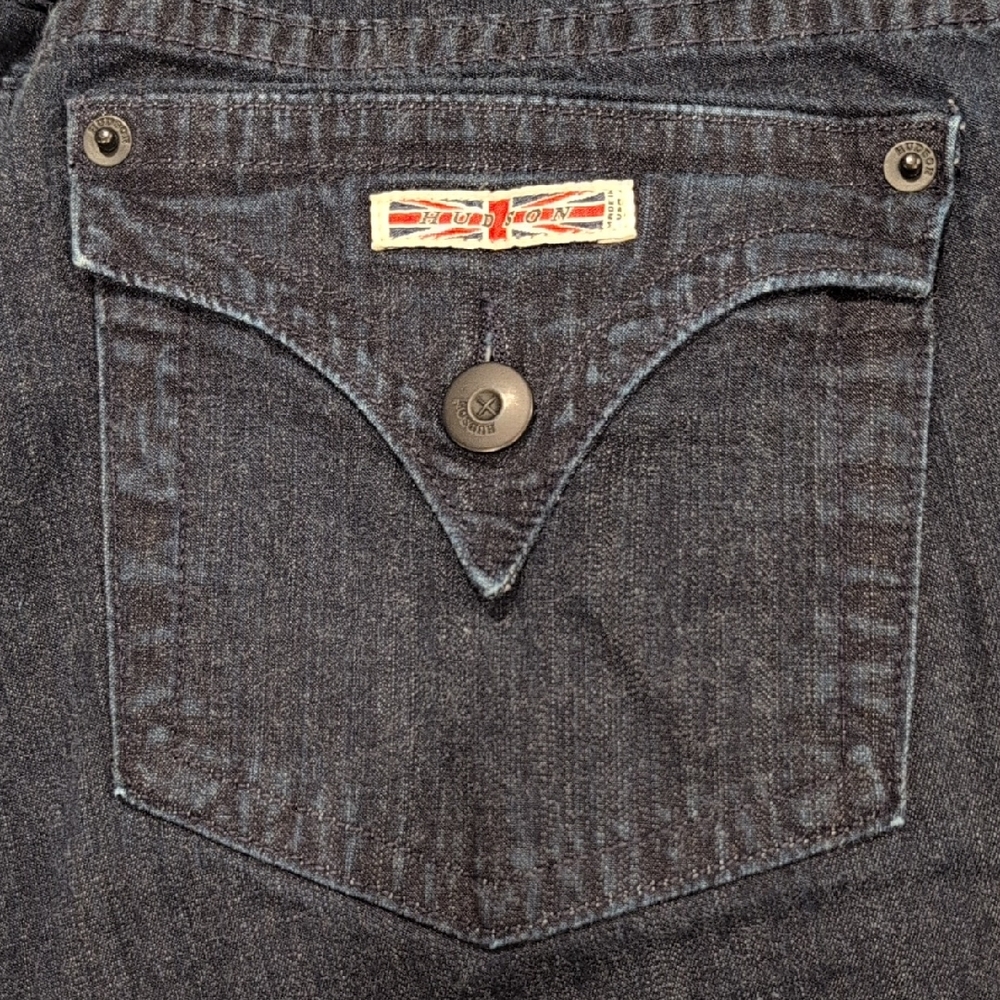 EUC Hudson Jeans Vintage Low Rise Signature Bootcut Size 31 Made In USA